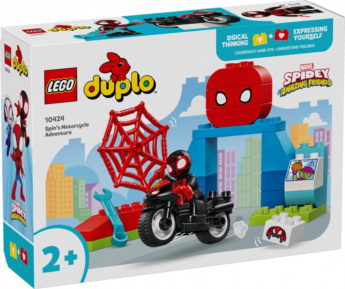 LEGO Bricks DUPLO 10424 Spins Motorcycle Adventure LEGO konstruktors