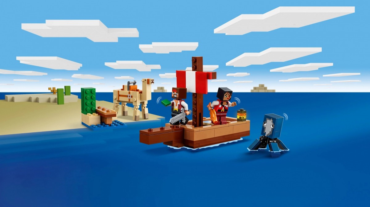 Blocks Minecraft 21259 The Pirate Ship Voyage 21259 (5702017583358) konstruktors