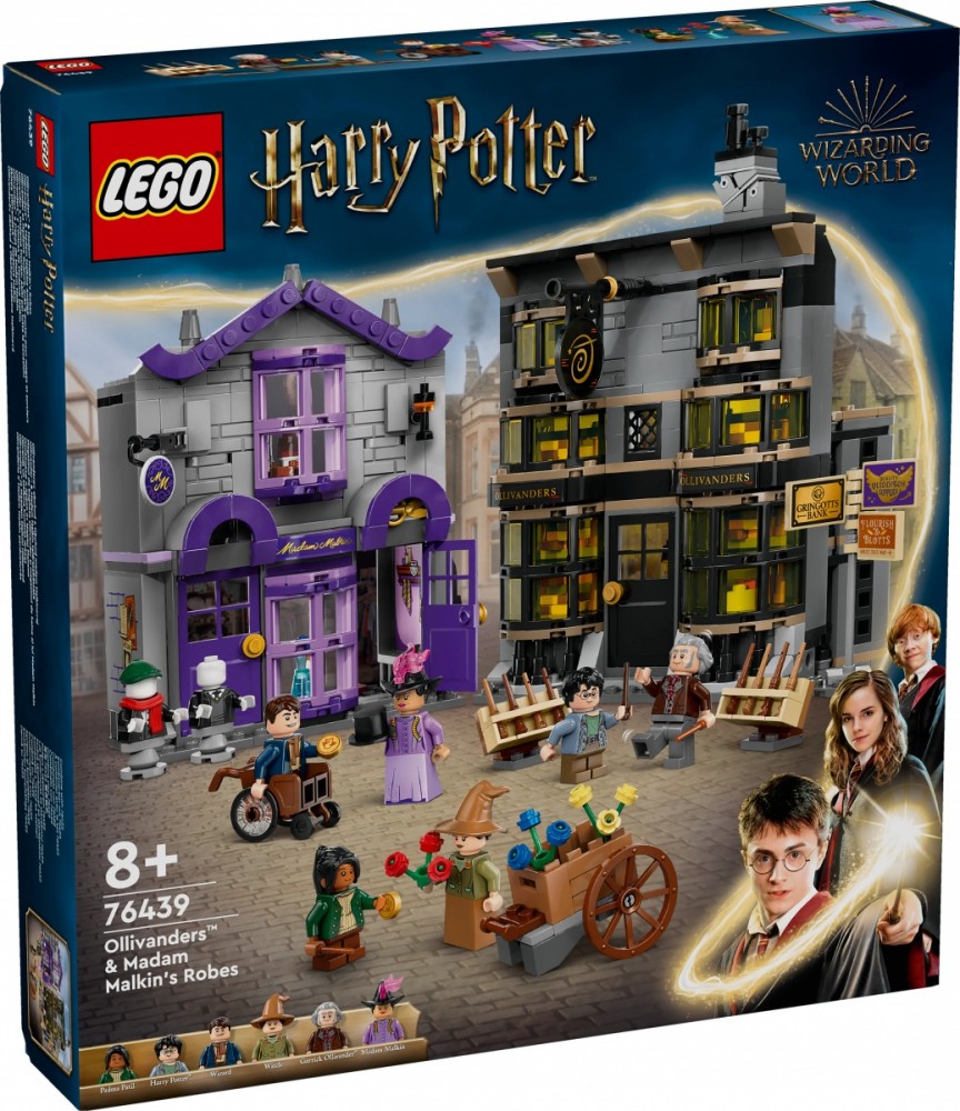 Blocks Harry Potter 76439 Ollivander and Madame Malkins Shops 76439 (5702017583167) konstruktors