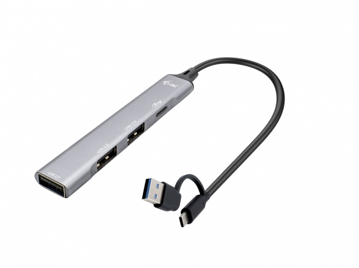 i-tec USB-C/A HUB 1x US B3.0 + 3x USB2.0 USB centrmezgli