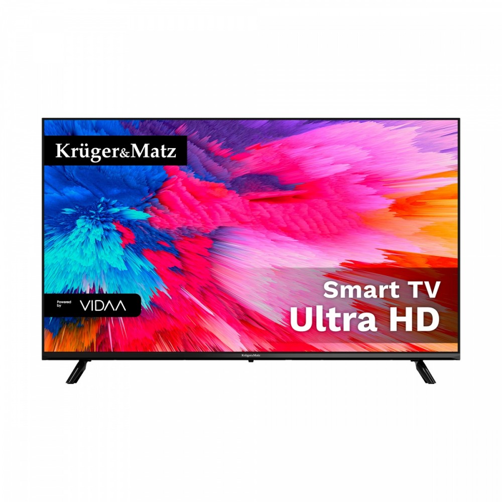 Kruger&Matz 50" UHD smart DVB-T2/S2 H.265 Hevc VIDAA TV LED Televizors