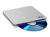 H.L Data Storage Slot Type Slim Portable DVD-Writer GP70NS50 Interface USB 2.0, DVD±RW, CD read speed 24 x, CD write speed 24 x, Silver, Des diskdzinis, optiskā iekārta