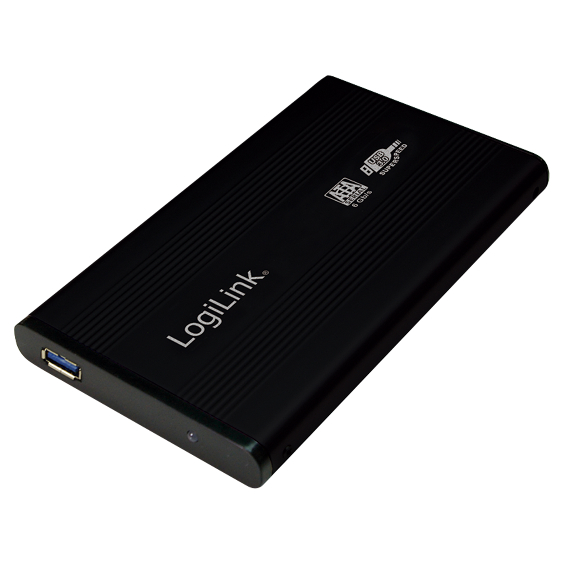 Logilink External hard drive enclosure, black 2.5", SATA, USB 3.0 piederumi cietajiem diskiem HDD