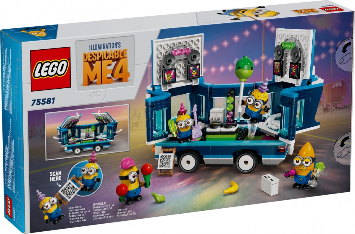 LEGO Minions 75581 Minion party bus LEGO konstruktors