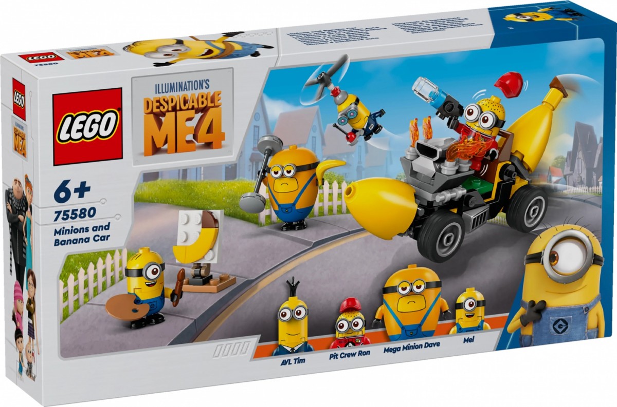 LEGO Minions 75580 - Minions and a banana car LEGO konstruktors