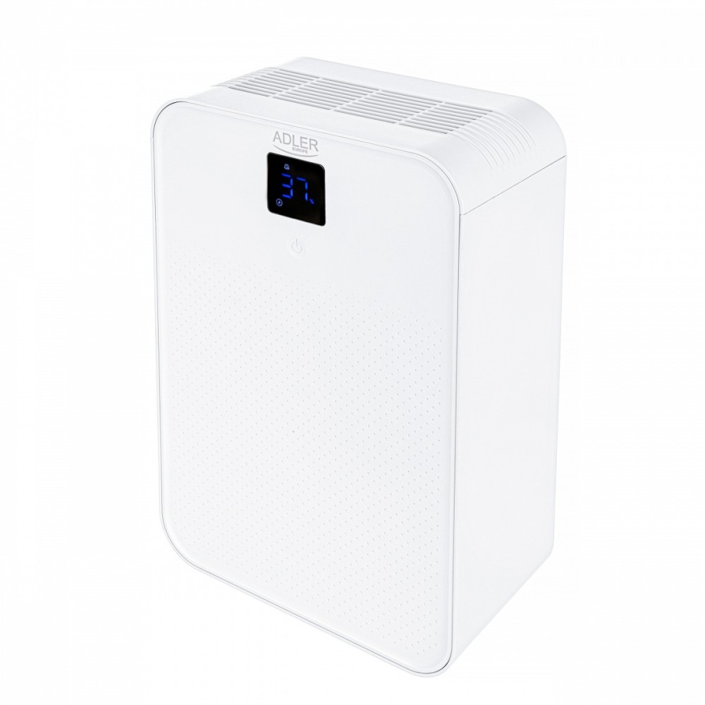 Adler Dehumidifier | AD 7860 | Power 150 W | Suitable for rooms up to 30 m | Water tank capacity 1 L | White Klimata iekārta