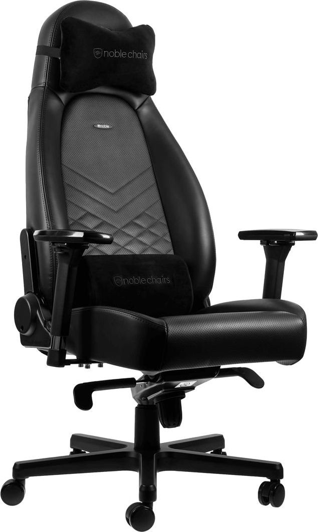 NOBLECHAIRS NOBLECHAIRS ICON SILLA ACOLCHADA NEGRO 4251442501075 datorkrēsls, spēļukrēsls