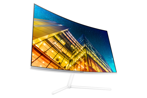 Samsung 590 UR591C 80 cm (31.5") 3840 x 2160 pixels 4K Ultra HD White monitors