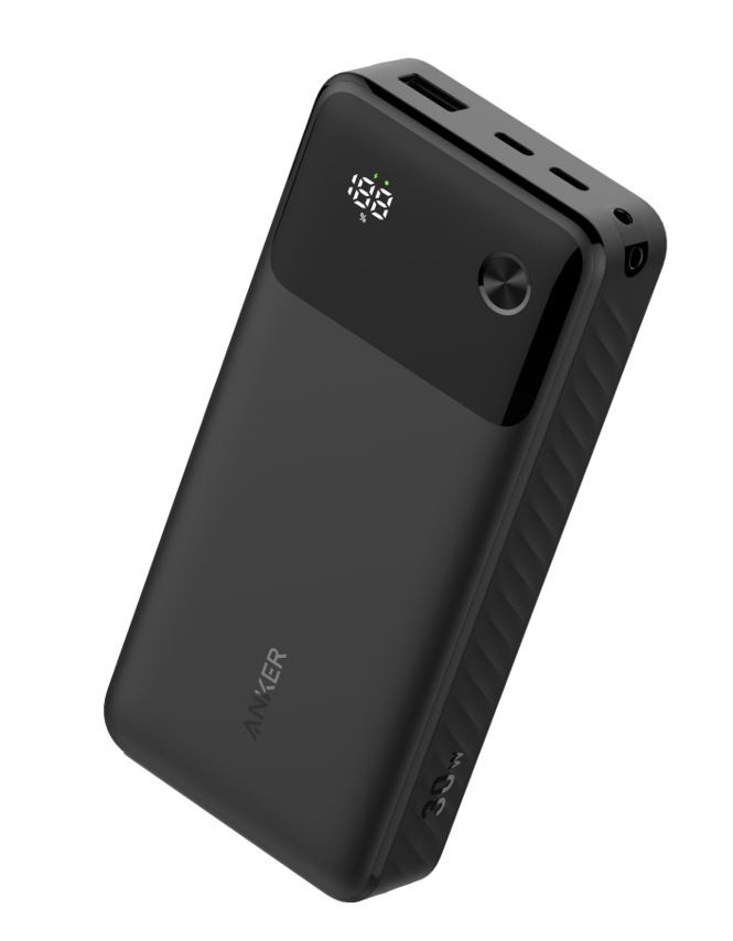 PowerBank 20000 mAh 30W Black Powerbank, mobilā uzlādes iekārta