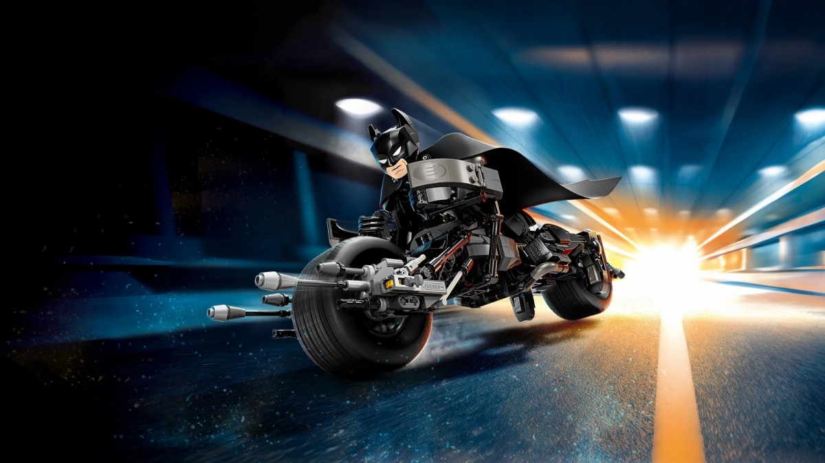 Blocks Super Heroes 76273 Figure Batman Construction the Bat-Pod Bike 76273 (5702017590240) konstruktors