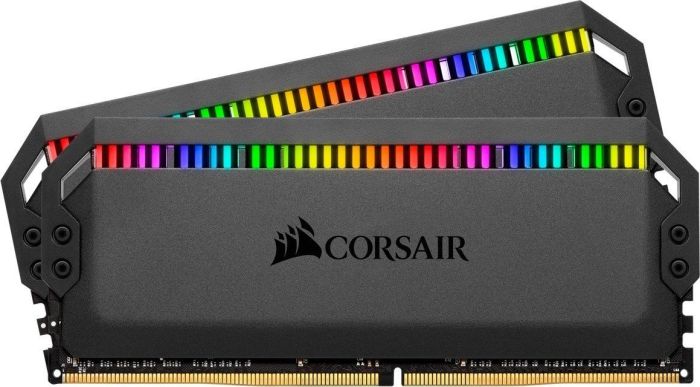 Corsair DDR4 32 GB 3466 - Dual Kit, RAM (black, CMT32GX4M2C3466C16, Dominator Platinum RGB) operatīvā atmiņa