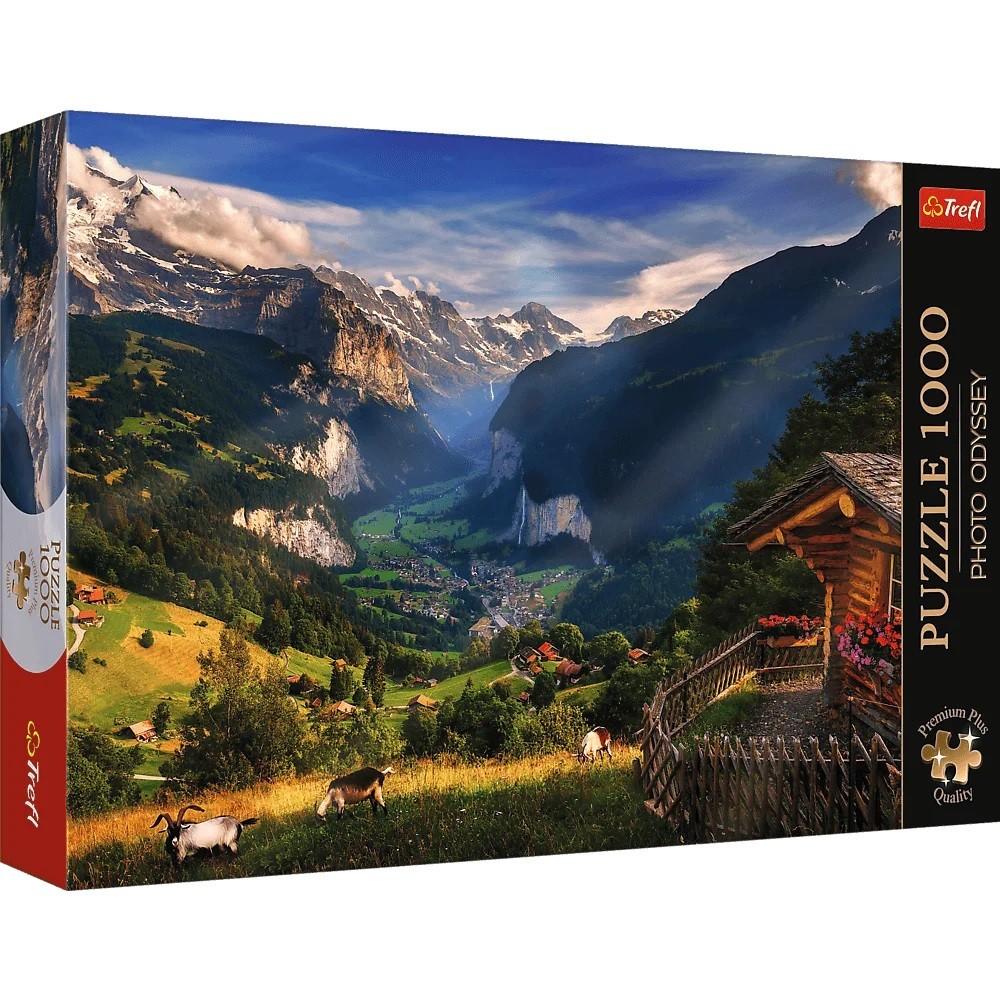 Puzzle 1000 pieces Premium Plus Lauterbrunnen Valley Switzerland 10821 (5900511108217) puzle, puzzle