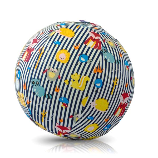 Akcija! Bubabloon lateksa balons ar auduma pārvalku, Animal Stripes Blue 040383 040383 (5060456040383)