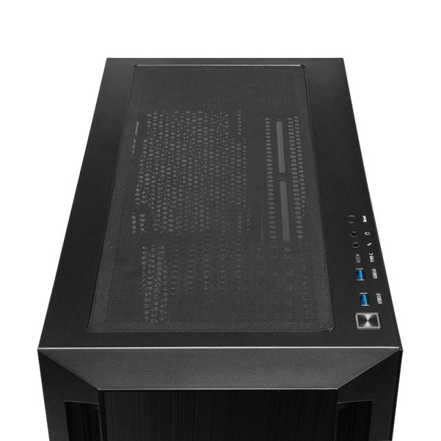 PC case APEX GA-01B-TG-OP MidTower black Datora korpuss