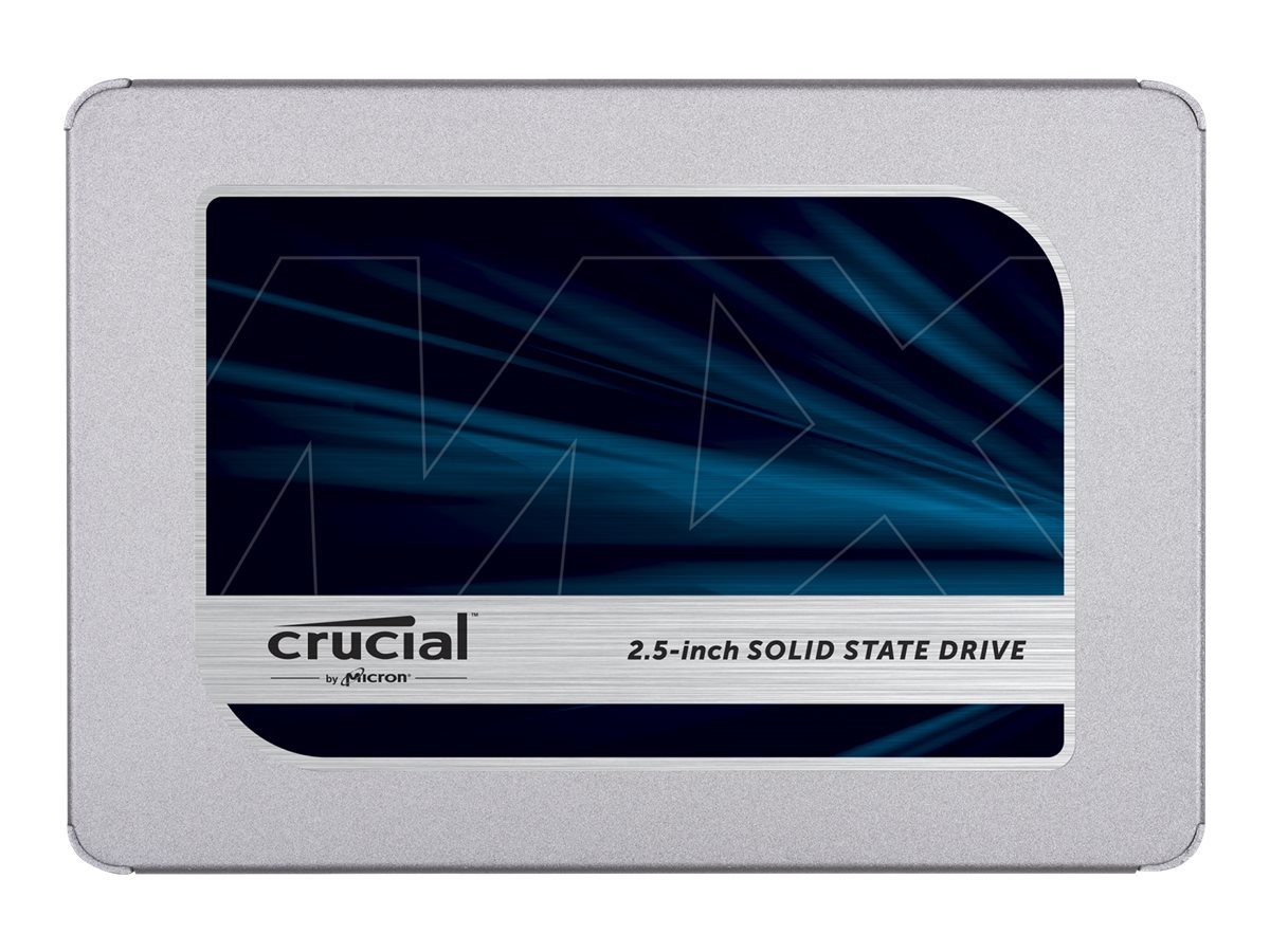 Crucial MX500 250 GB, SSD interface SATA, Write speed 510 MB/s, Read speed 560 MB/s SSD disks