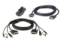 Aten CABLE KIT DUAL 4719264647307 DVI-Dd/USB/SP L:3M 2L-7D03UDX5 2L-7D03UDX5 KVM komutators