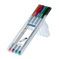 STAEDTLER Fineliner triplus 0,3mm 4ST Box