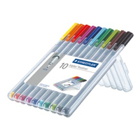 STAEDTLER Fineliner triplus  10 St box