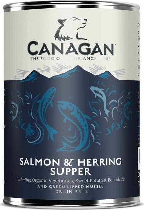 Canagan CANAGAN PIES pusz.400g SALMON&HERRING /6 VAT014867 (5029040020484) barība suņiem