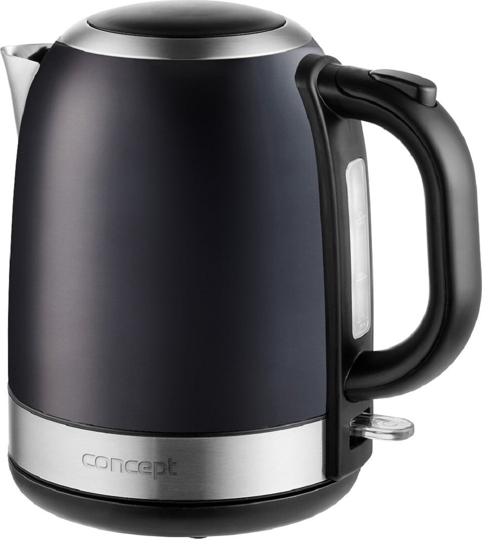 Concept RK3252 electric kettle 1.2 L 2200 W Grey, Stainless steel Elektriskā Tējkanna