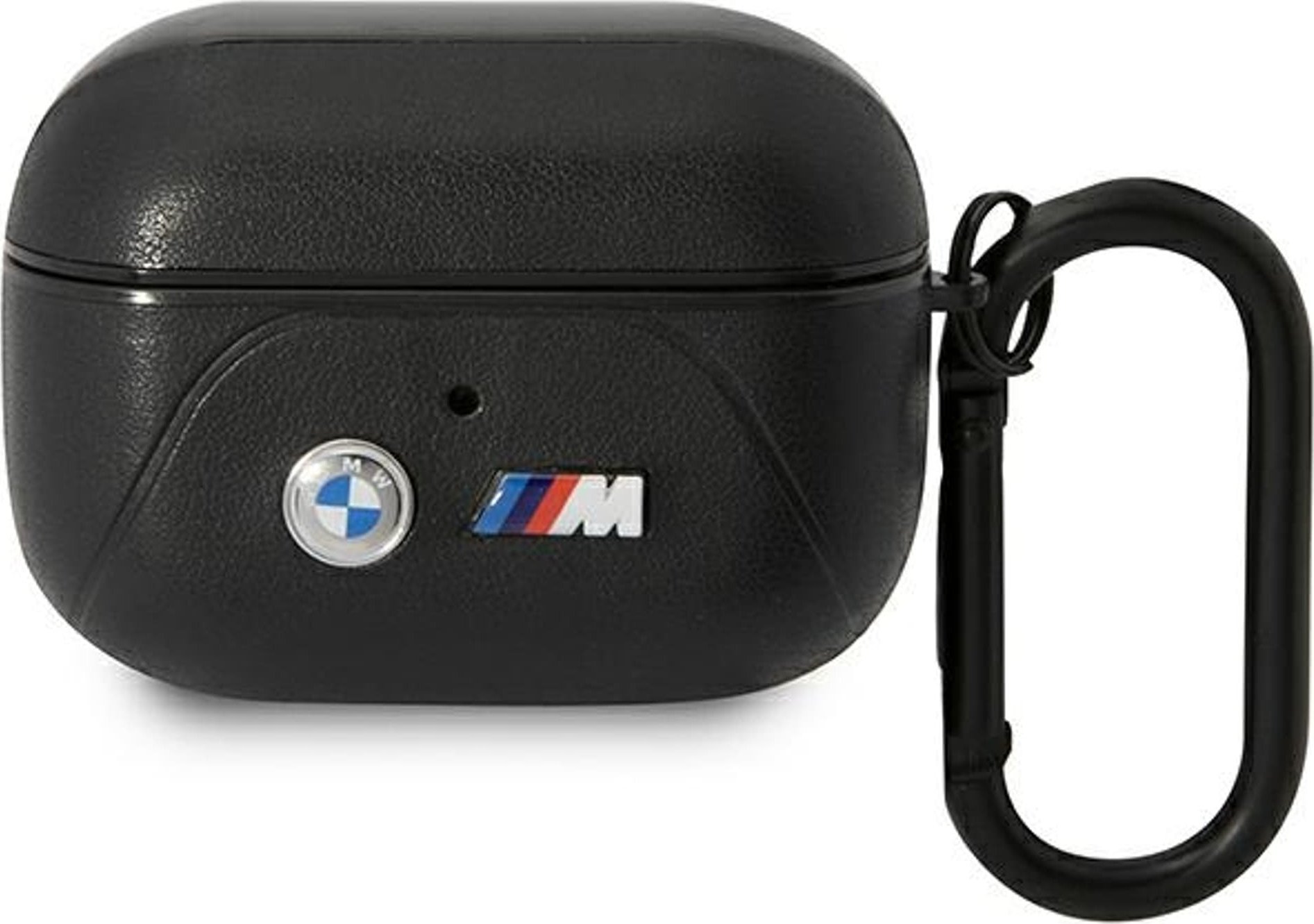 BMW BMW BMAP22PVTK AirPods Pro cover czarny/black Leather Curved Line BMW000617 (3666339089542)