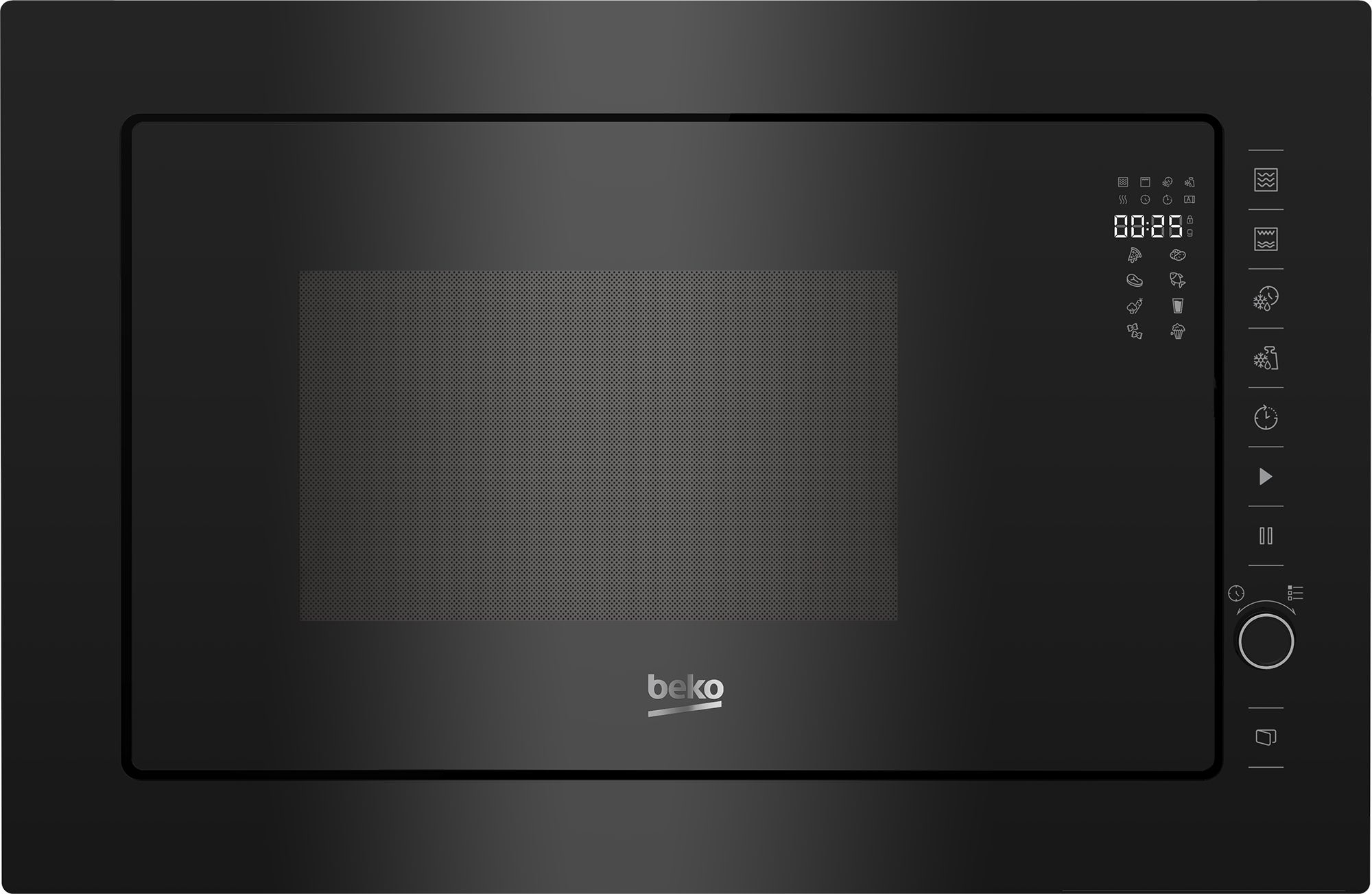 Beko BMGB 25333 BG microwave Built-in Grill microwave 25 L 900 W Black Cepeškrāsns