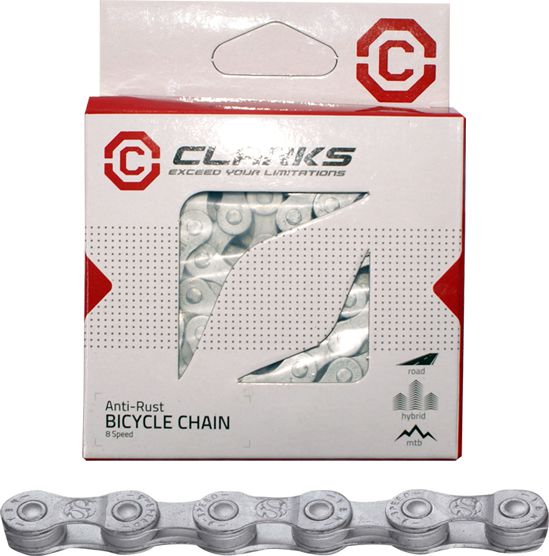 Clarks Lancuch rowerowy YBN CL8 RB SHIMANO CAMPAGNOLO SRAM (8 Biegow, 1/2