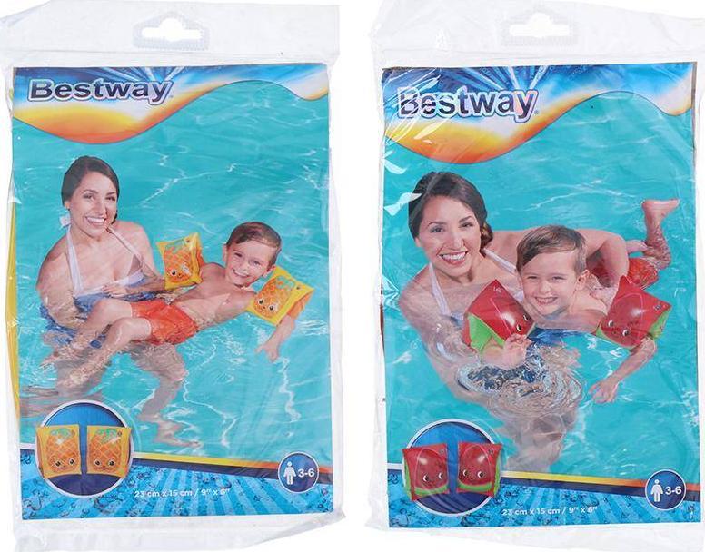 Bestway Rekawki do plywania dla dzieci 23x15 cm (Truskawka) 6942138949650_RED (5904501201445)