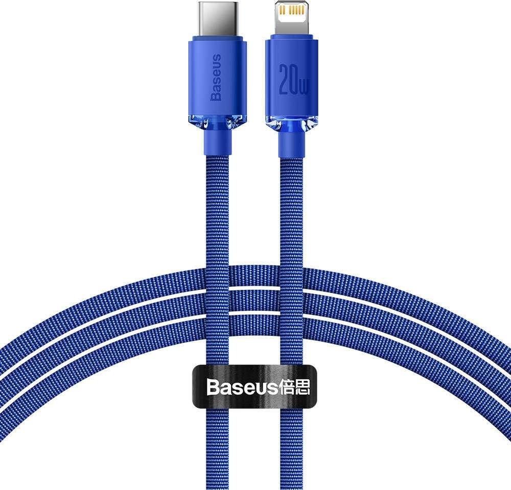 Kabel USB Baseus USB-C - Lightning 1.2 m Niebieski (baseus_20220224141920) baseus_20220224141920 (6932172602758) USB kabelis