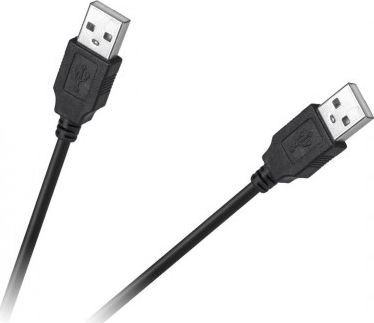 Cabletech AM-AM USB Vads 1.5m Melns USB kabelis