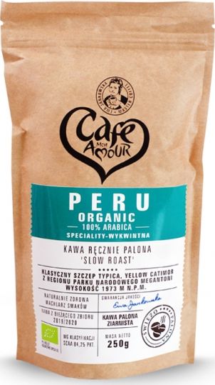 Kawa ziarnista Cafe Mon Amour Peru 250 g MR/5902768241174 (5902768241174) piederumi kafijas automātiem