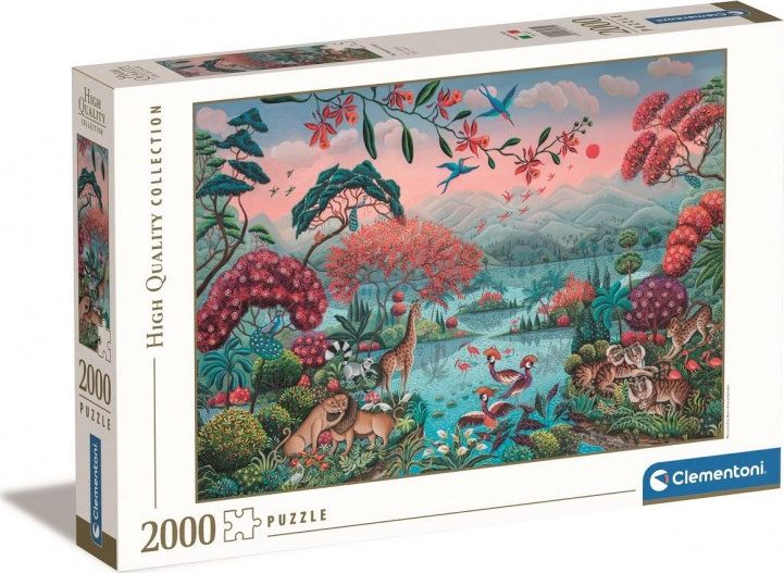 Clementoni Puzzle 2000el The Peaceful Jungle 32571 puzle, puzzle