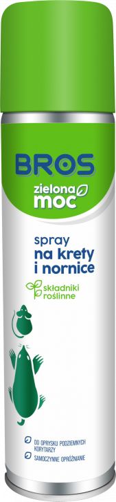 Bros Spray na krety i nornice Zielona Moc 400 ml CEN-74589 (5904517269934)