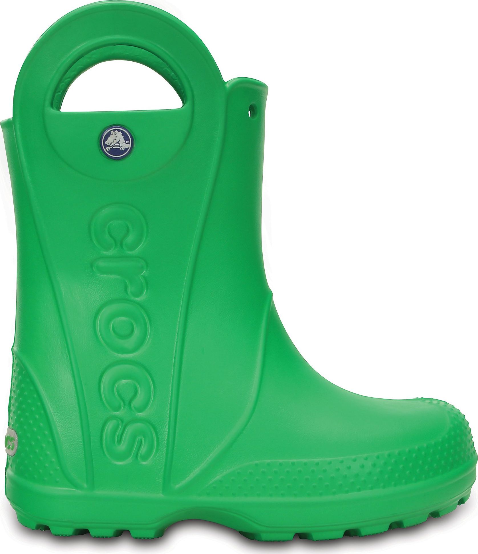 Crocs Crocs Trademark  guminiai batai vaikams Handle It Rain Boots, Grass Green 28-29 (887350426045)