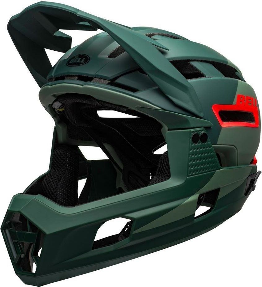 Bell Kask full face SUPER AIR R MIPS SPHERICAL matte gloss green infrared r. M 55-59 cm (308752) 308752-uniw (768686284267)