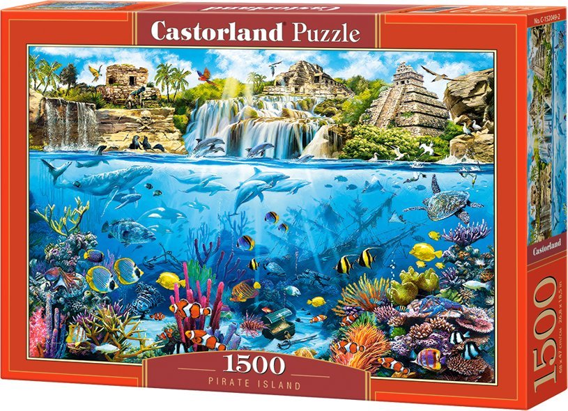 Castorland Puzzle 1500 Wyspa Piratow CASTOR 505874 (5904438152049) puzle, puzzle