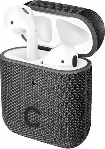 Cygnett Etui ochronne TekView Slim do AirPods 1/2 grafitowe CY-AIRP-TV-GBK (848116023908)