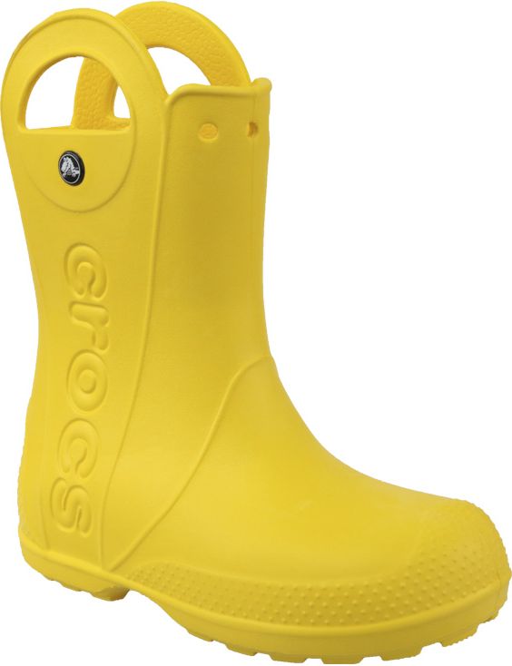 Crocs buty dzieciece Handle Rain Boot zolte r. 34-35 (12803)