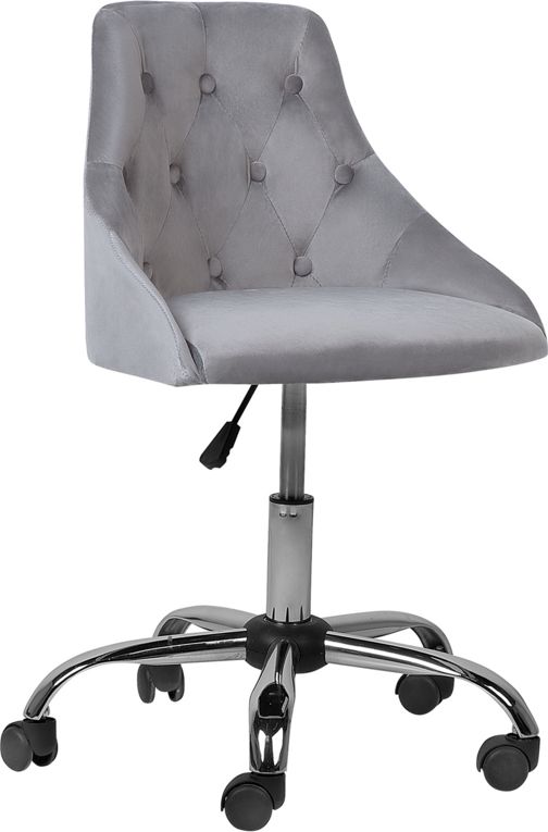 Krzeslo biurowe Beliani Parrish Szare 136220 (4251682209502) datorkrēsls, spēļukrēsls
