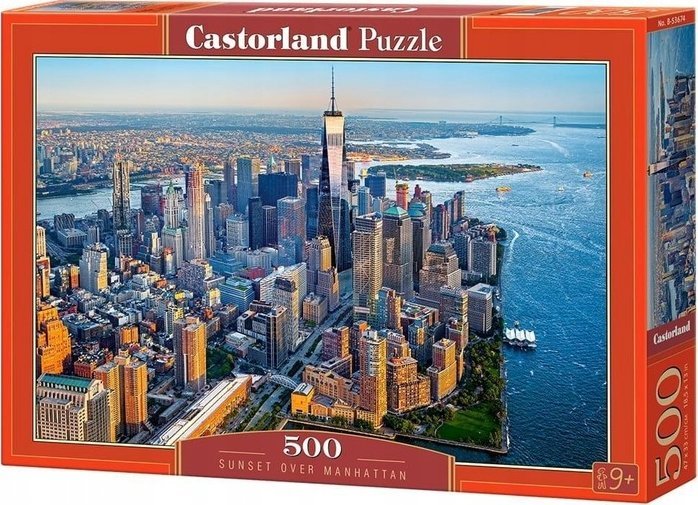 Castorland Puzzle 500 Zachod nad Manhattanem CASTOR 505840 puzle, puzzle