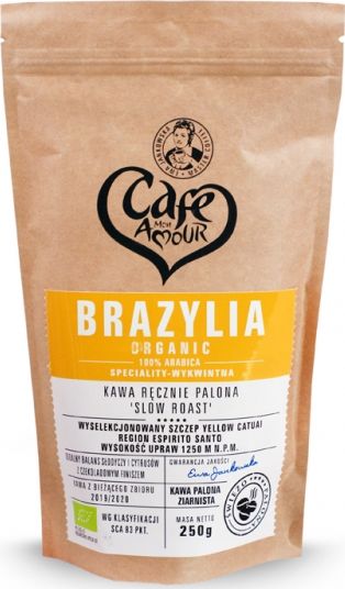 Kawa ziarnista Cafe Mon Amour Brazylia 250 g MR/5902768241327 (5902768241327) piederumi kafijas automātiem