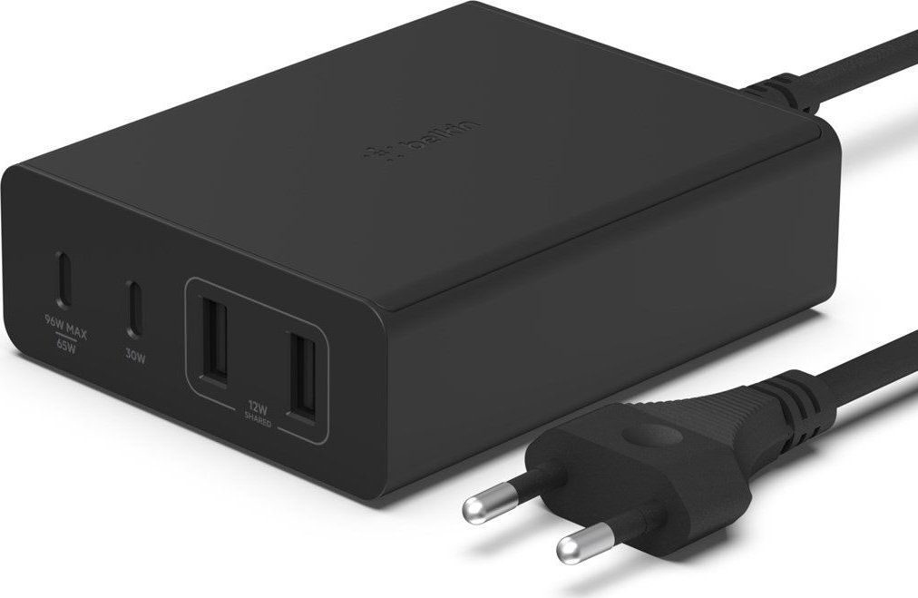 Belkin Wall Charger  108W GaN 2xUSB-C/2xUSB-A 2m    WCH010vfBK