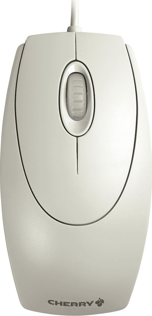 Mouse CHERRY M-5400 Wheel Mouse Optical hellgrau USB/PS2 Datora pele