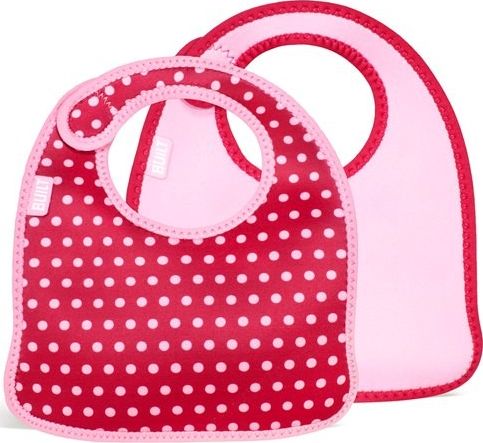 Built Sliniak Mess Mate Baby Pink Mini Dots 2 szt. 33288-uniw (0844983028442)