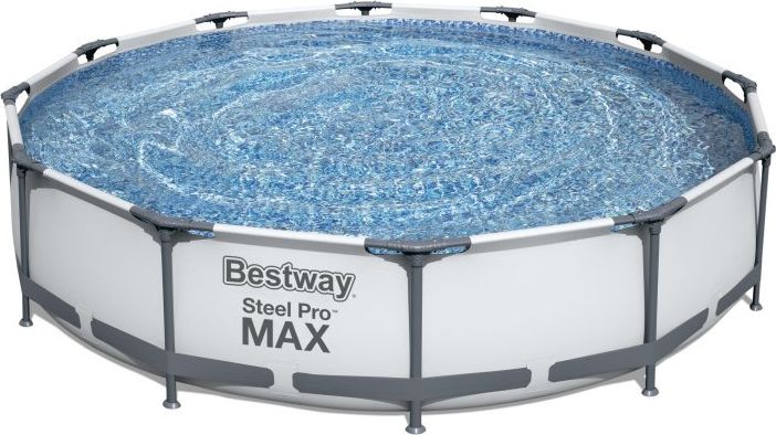 Bestway Basen stalazowy Steel Pro MAX 366x76cm 56416 BESTWAY 60202-56416 (6942138981865) Baseins