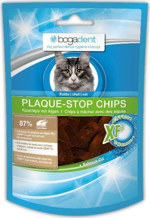 Bogadent Bogadent Plaque-Stop Chips Chicken Kot Przysmak P/Osadom 50g 11102348 (7640118832075) kaķu barība
