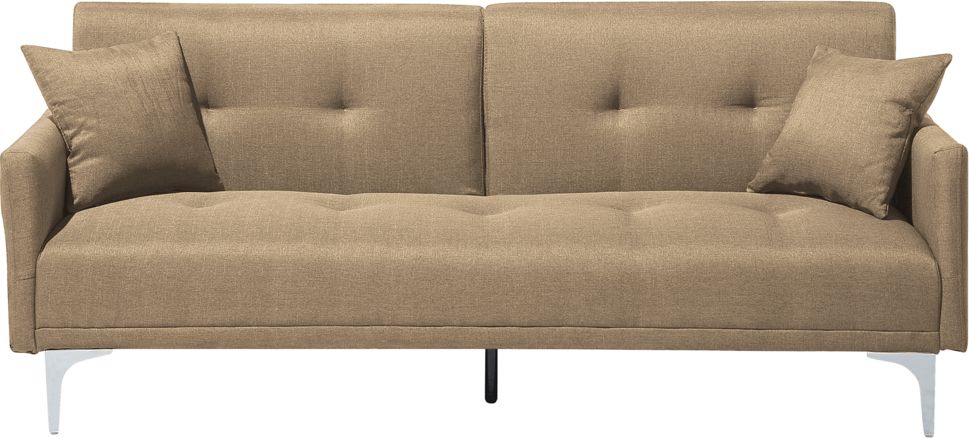 Beliani Sofa rozkladana bezowa LUCAN 34712 (4260580936861) Dārza mēbeles