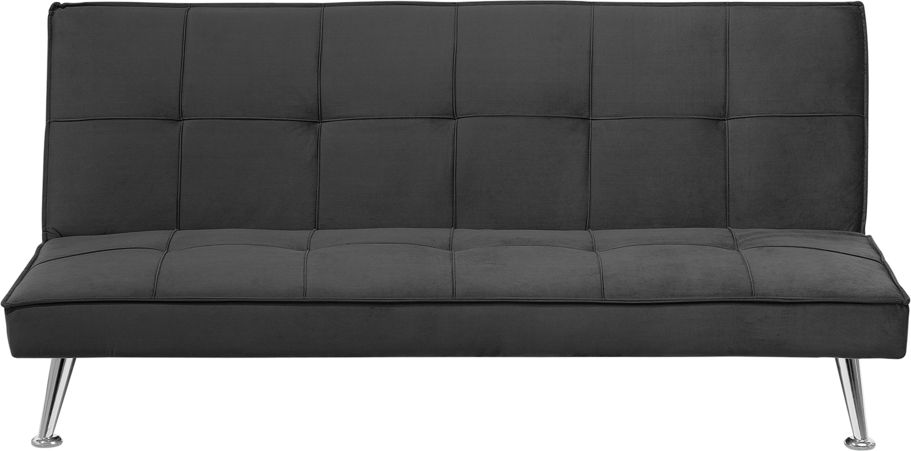 Beliani Sofa rozkladana szara HASLE 63575 (4260580930333) Dārza mēbeles