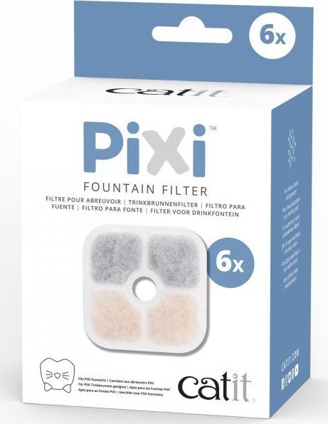 Catit Filter for Pixi Fountain drinker, 6 pcs piederumi kaķiem