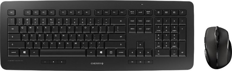 CHERRY DW 5100 keyboard RF Wireless Czech, Slovakian Black 4025112094507 klaviatūra